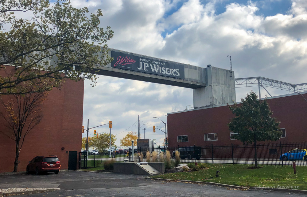 J.P. Wiser's exterior at Hiram Walker Distillery, Windsor, Ontario
