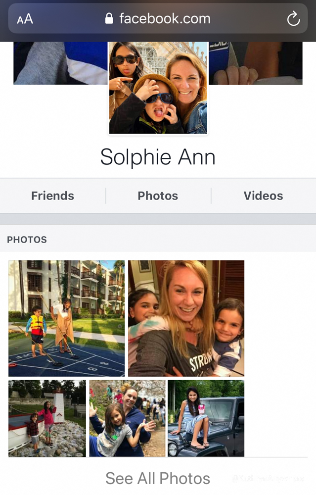 More from the Facebook Profile that stole my photos