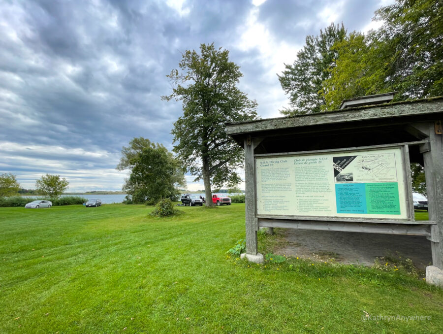 Diving Club on Long Sault Parkway, Macdonnell Island, Save Ontario Shipwrecks
