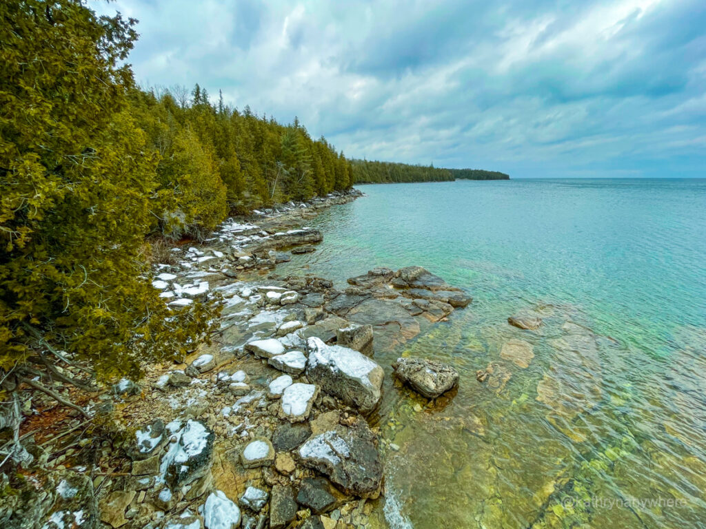 Little Dunks Bay look out point in December