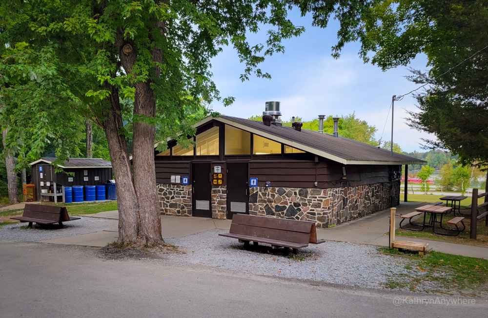 Comfort Station at Silver Lake Provincial Park