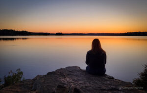 Sunset in September in Silver Lake Provincial Park. Fall Camping. Photo by Paul McGrath