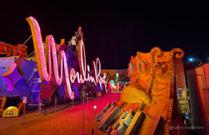 Las Vegas Neon Museum Moulin Rouge sign