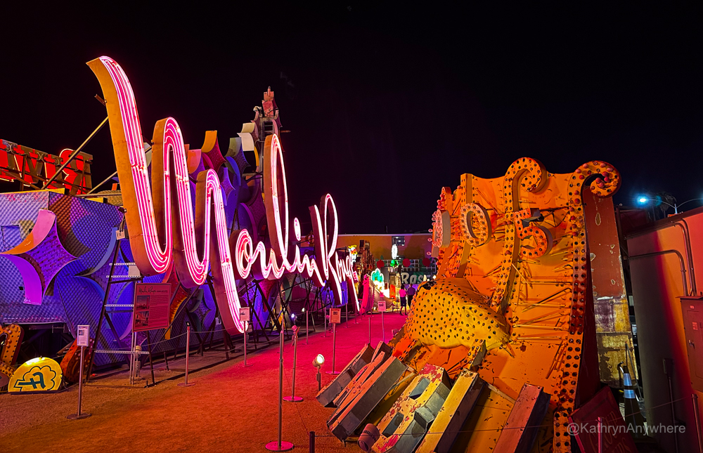 Las Vegas Neon Museum Moulin Rouge sign