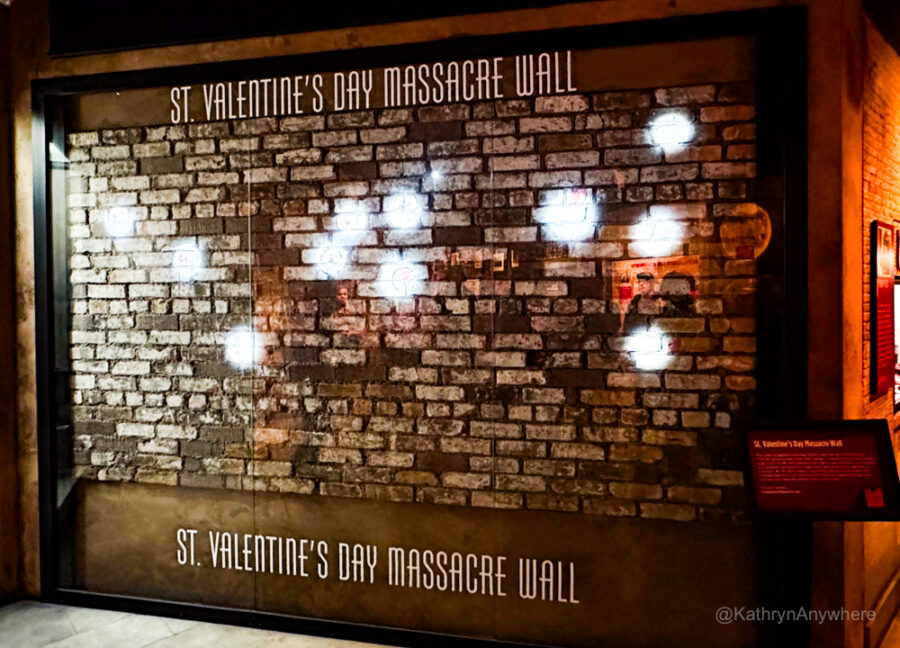 off the beaten path in Las Vegas The Mob Museum St. Valentine's Day Massacre Wall