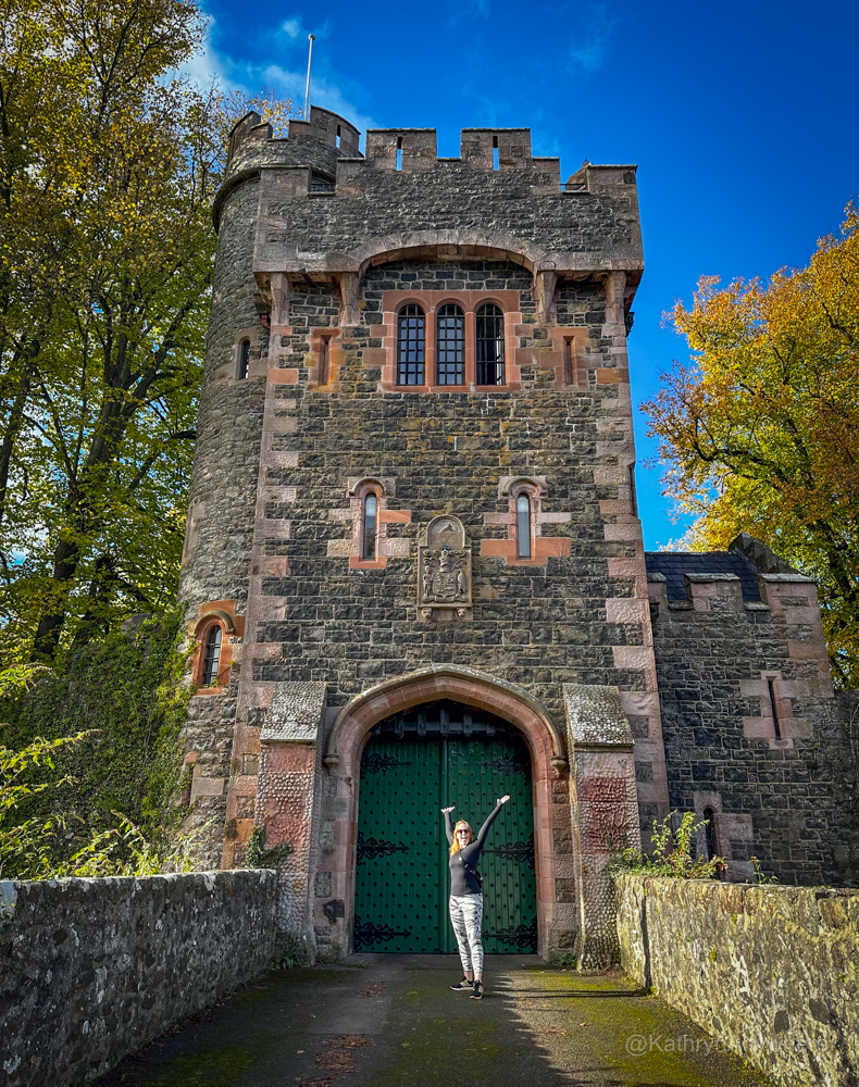 At the Barbican Gate of Glenarm Castle