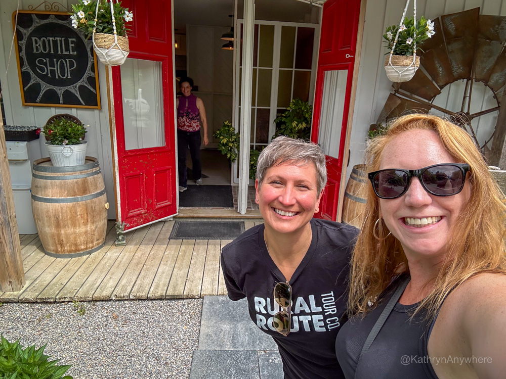 Rural Route Tour Co Tamara Selfie at Banjo Cider