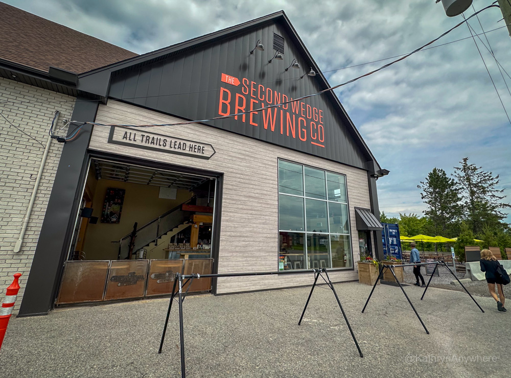 Second Wedge Brewing Co Exterior and bike racks