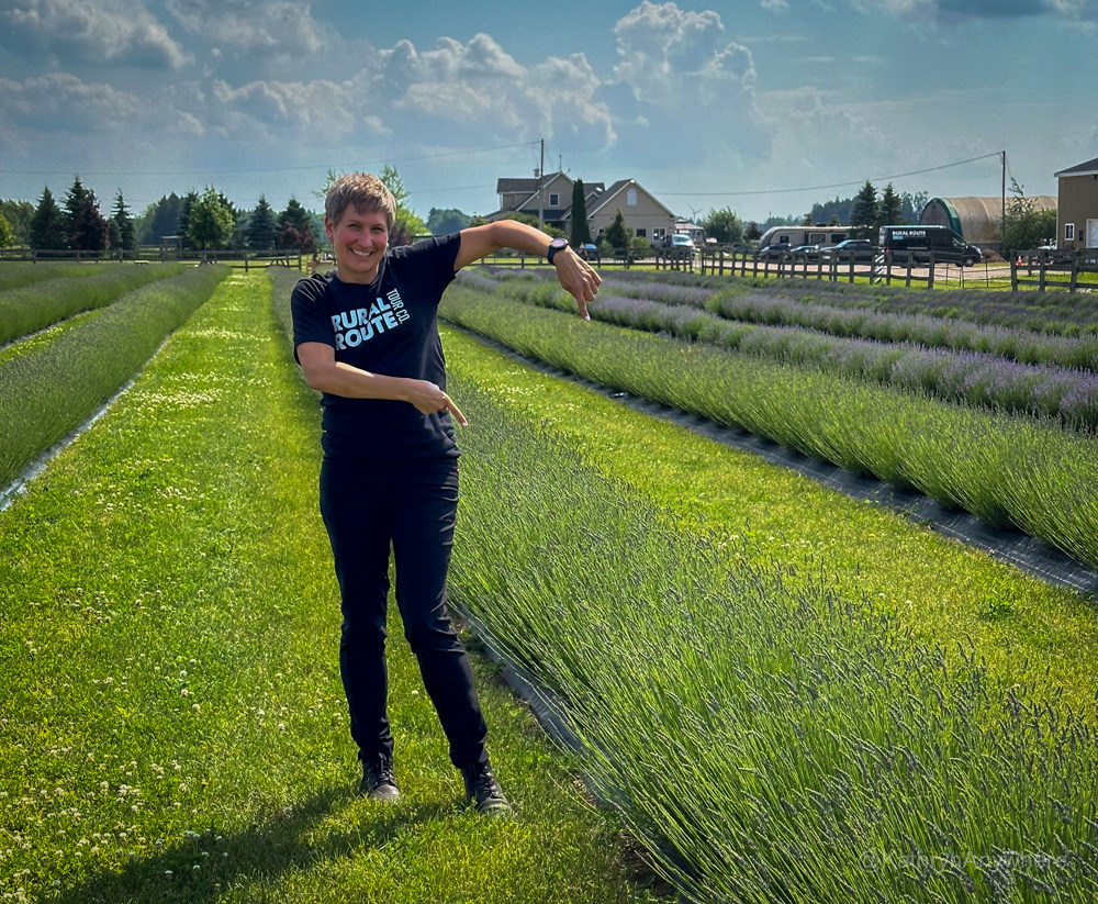 Hereward Farms x Rural Route Tour Co Tamara the guide and driver on your day trip from Toronto