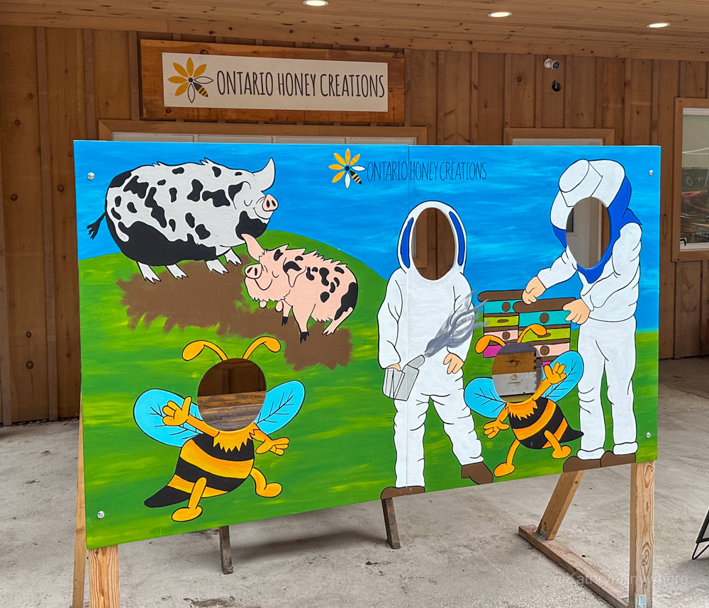 Ontario Honey Creations place to pose