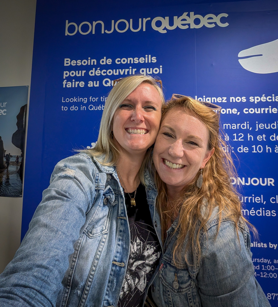Bonjour Quebec Sign with Team Jean Jacket