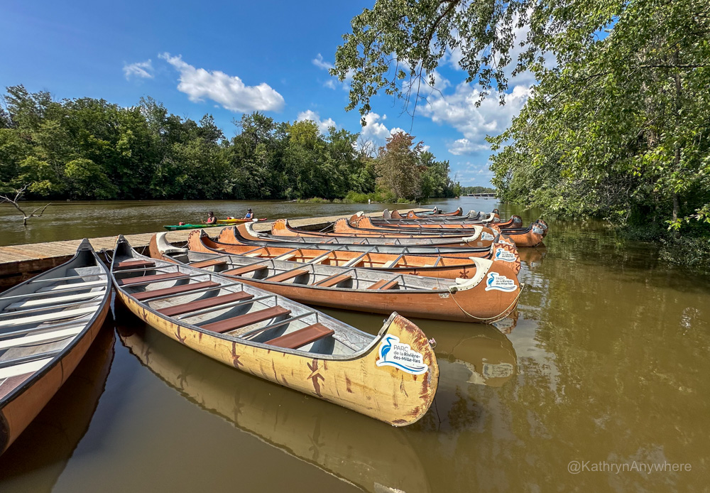 Kayaking at Parc de la Rivière-des-Mille-Îles