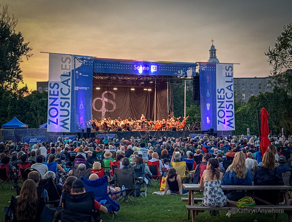 Orchestre Symphonique de Laval at Parc Bernard-Landry early evening
