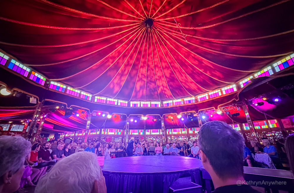 David Kwong The Enigmatist - Rochester Fringe Festival Spiegeltent stage
