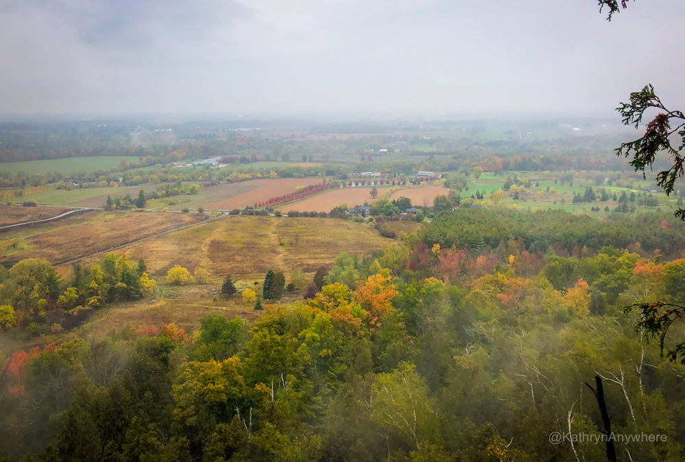 Mount Nemo on a Foggy and rainy Day