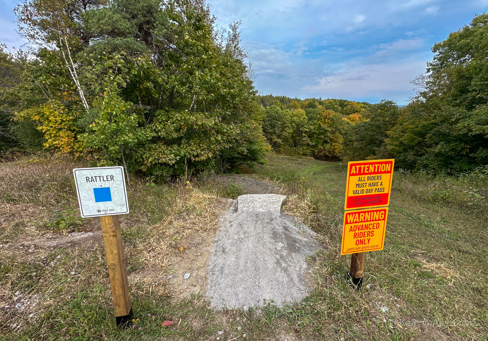 Trail Hub mountain bike trail