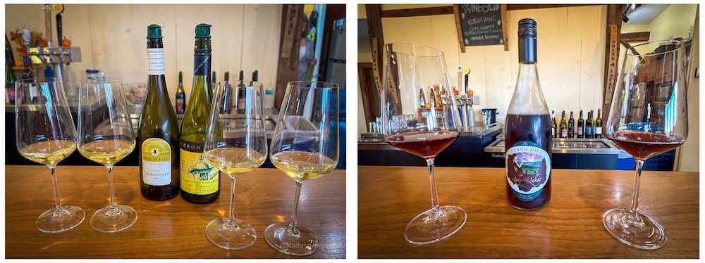 Heron Hill Winery Lake of the Lakes and Chardonnay