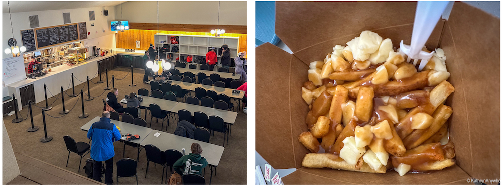 Batawa Grill at Batawa Ski Hill and poutine