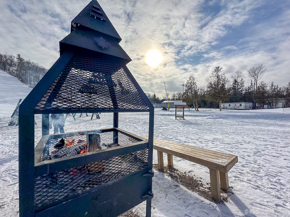 Batawa Ski Hill fire pit