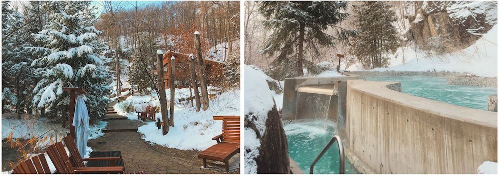 La Source Bains Nordiques exterior girls getaway