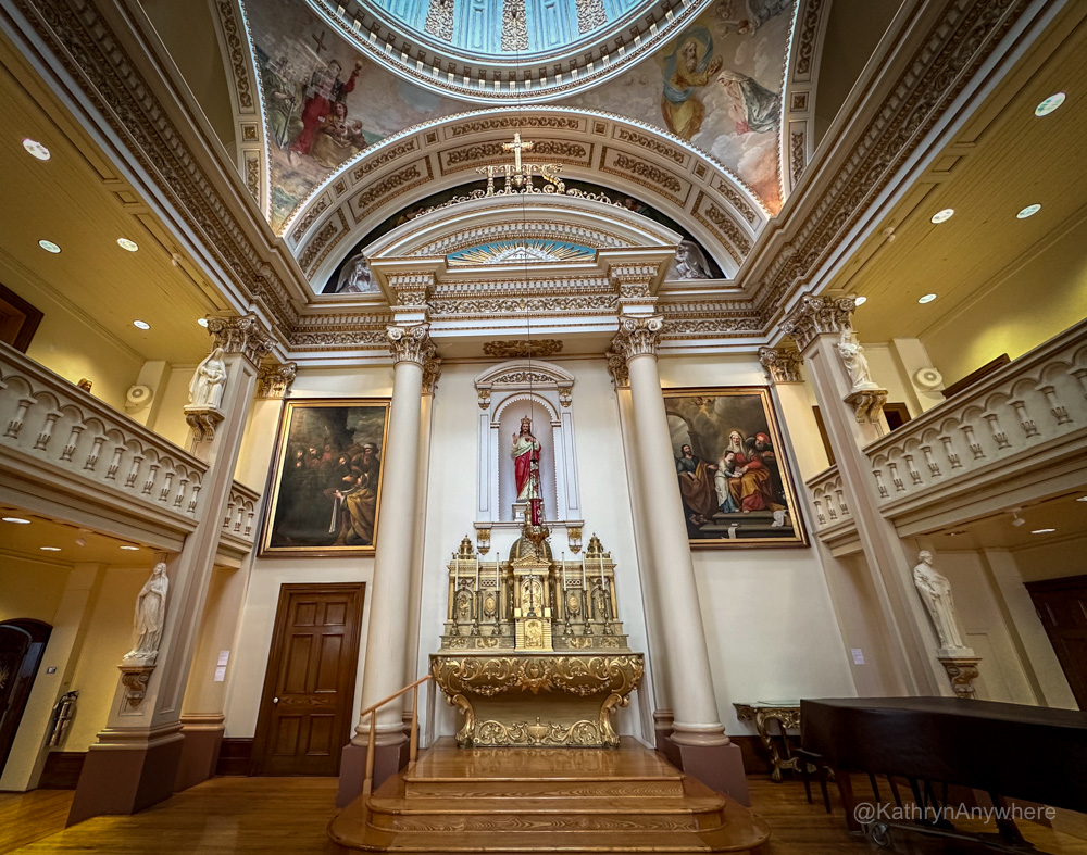 Lanaudière-Mauricie, Authentic Quebec inside the Ste Ursillines Chapel, Musée des Ursulines, monestary, nuns