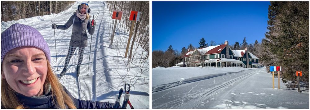 Le baluchon eco resort cross country skiing girls trip