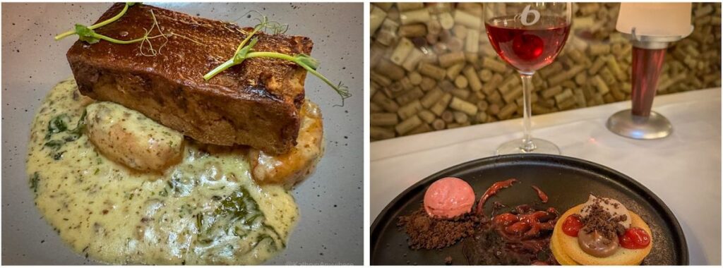 Le baluchon eco resort dinner. Girls trip dinner at Le baluchon eco resort. Lamb, gnocchi and dessert.