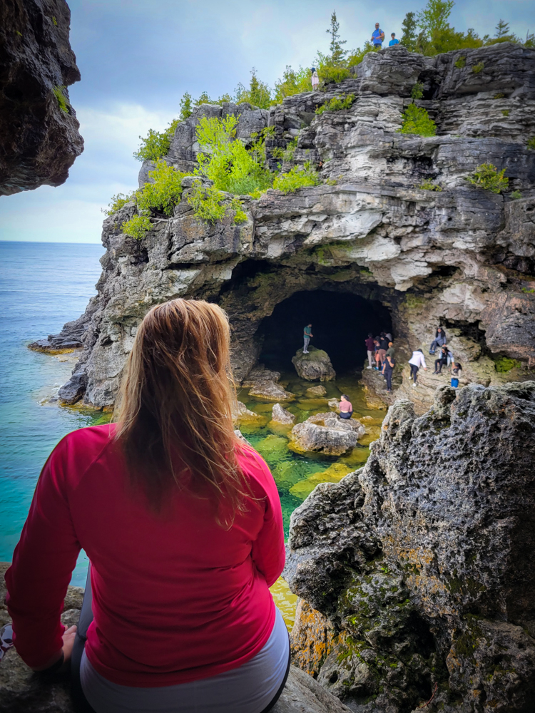 KathrynAnywhere looking at the Grotto photo