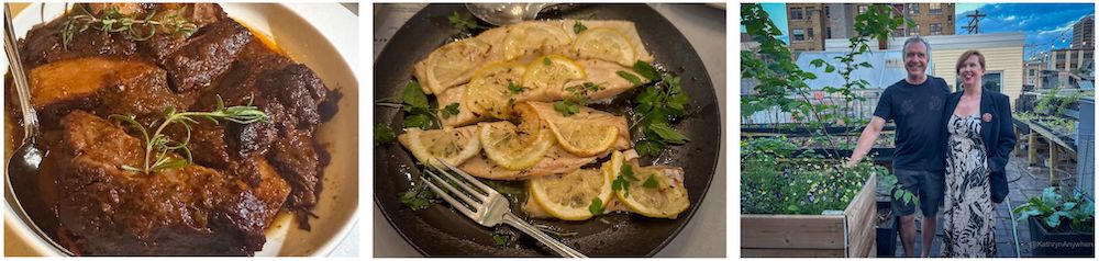 Saskatoon St. Tropez Bistro - bison, pickerel and the rooftop garden