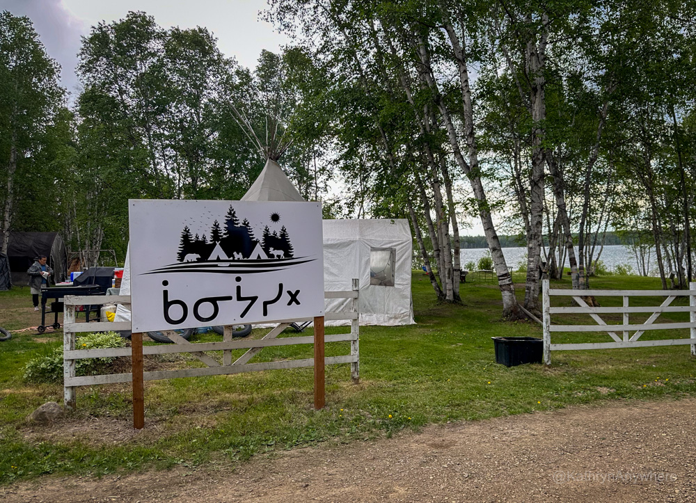 kâniyâsihk Culture Camp sign