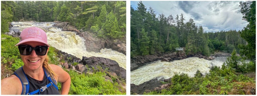 La Grande Chute 2 other side - extra 40 minute drive and outside the park