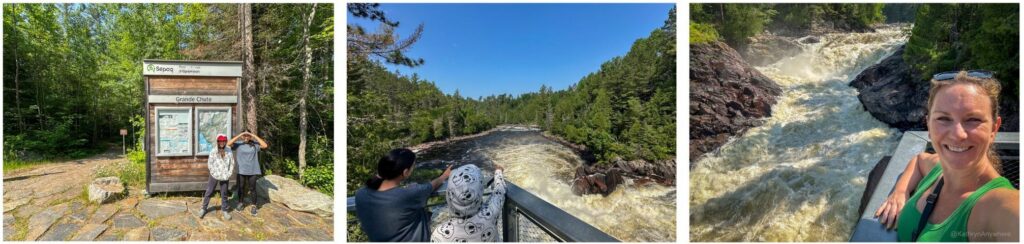 Parc national d’Opémican La Grande Chute from platform