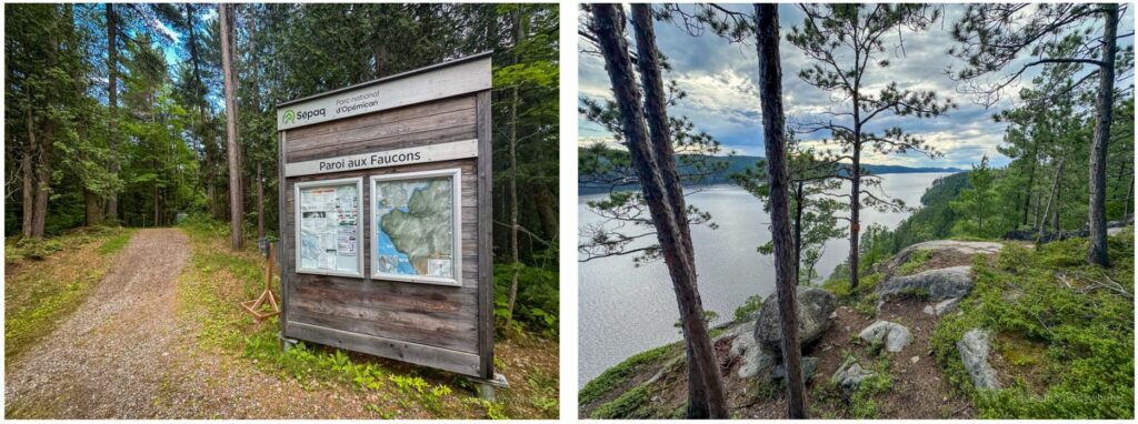 Parc national d’Opémican Paroi-aux-Faucons look out and trailhead