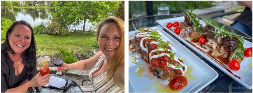 The Monte Inn and Lounge dinner lamb shank and short ribs