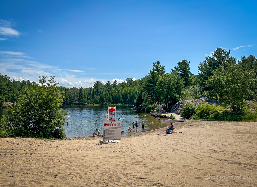 Summer in North Bay Ontario, Delaney Bay Beach