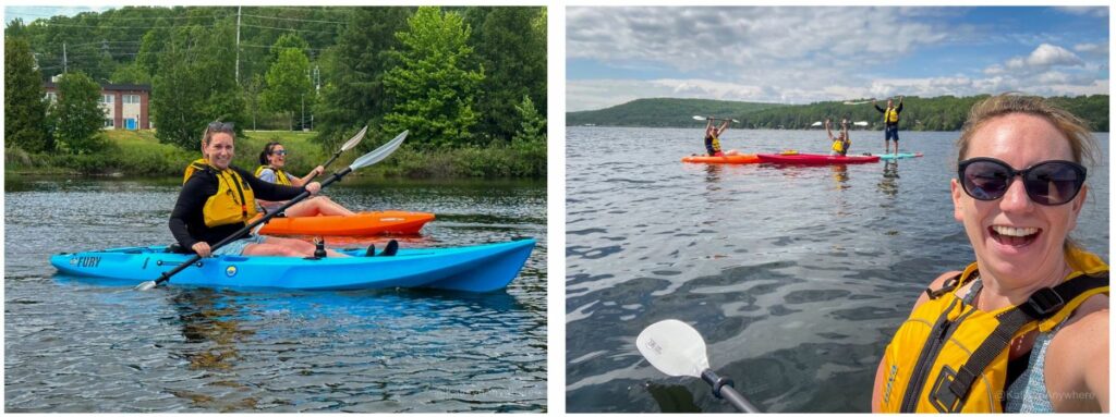 North Bay Sisu Paddling Adventures on Trout Lake Things To do in Summer in North Bay Kayaking on Trout Lake Trout Lake Kayak Sisu Paddling