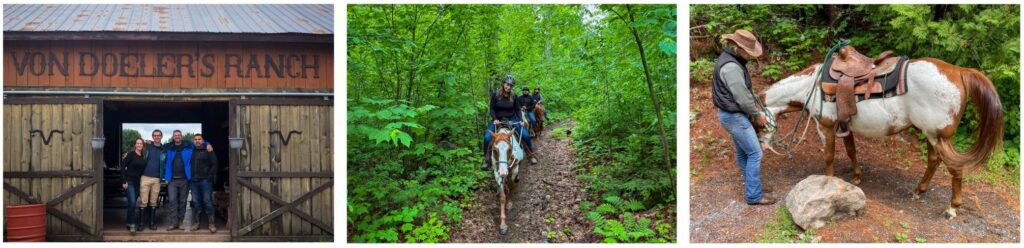 North Bay Train Ride at Von Doeler’s Ranch - Kathryn, Chris, Kevin and Davindra