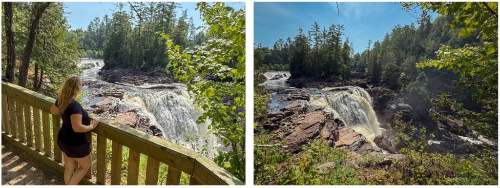 Parc des Chutes Coulonge waterfalls, Quebec