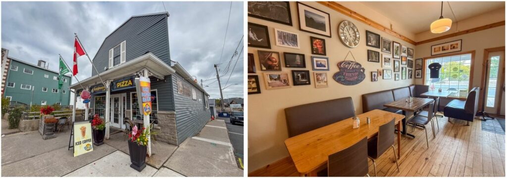 Bridgewater Cafe Hastings Ontario exterior and interior