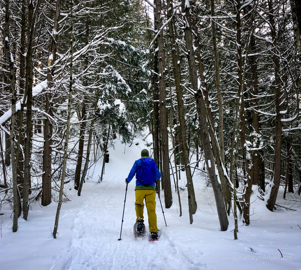 Snowshoeing in Hockley Valley - best outdoor date ideas on Ontario in winter