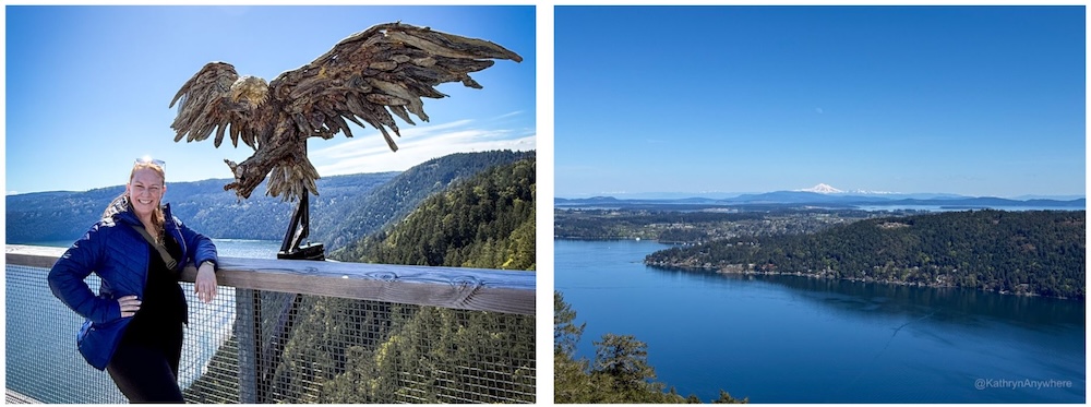 Malahat Skywalk views of Vancouver Island and Cowichan Valley