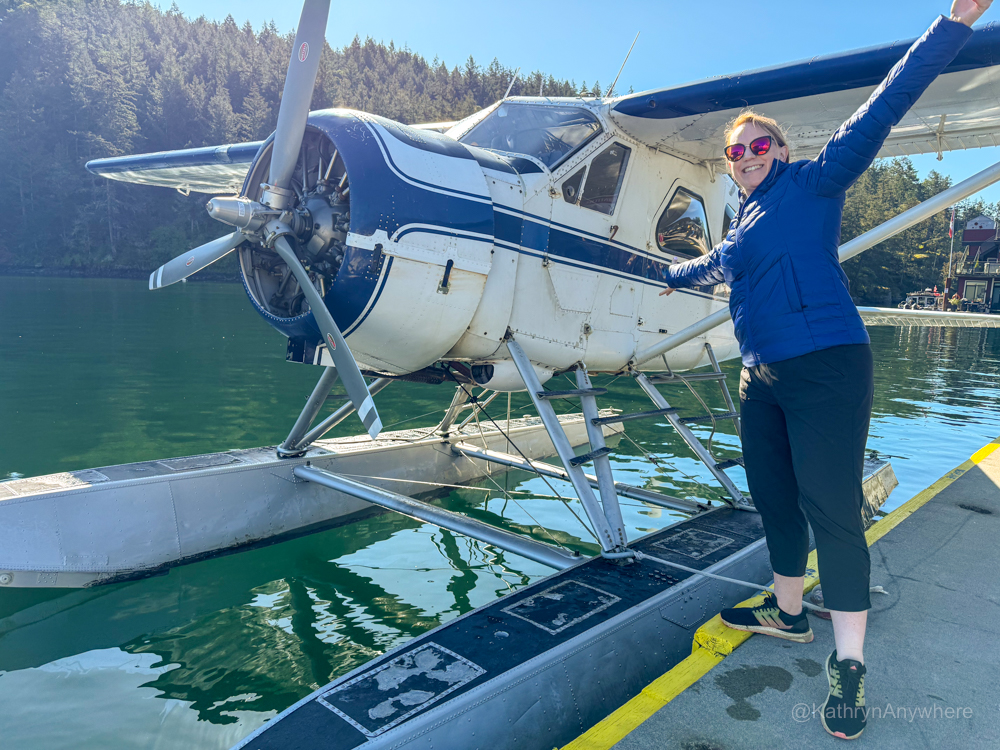Me with Gulf Island Seaplane in Maple Bay