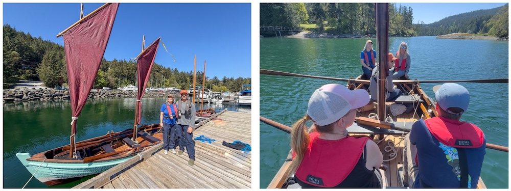 Traditional Oar And Sail on the Salish Sea