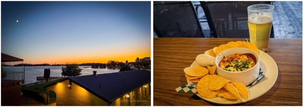 Gananoque 1000 Islands Musky Jakes sunset and food, catch a sunset in 1000 Islands
